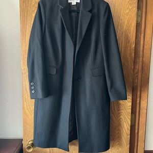 Liz Claiborne Black Dress Coat
